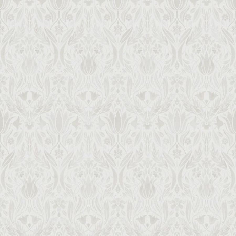 Arts | * Wholesale Blomstermala Floral Collage Wallpaper Beige White Galerie 51017