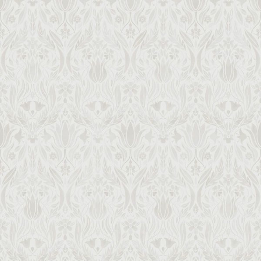 Arts | * Wholesale Blomstermala Floral Collage Wallpaper Beige White Galerie 51017