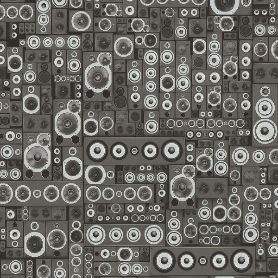 Other | * Top Sellers Grunge Collection Wallpaper Speakers Charcoal Galerie G45368