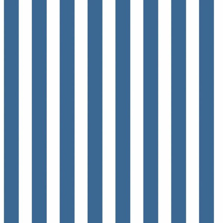 Stripe | * Outlet Tiny Tots 2 Regency Stripe Wallpaper Cobalt Blue Galerie G78400