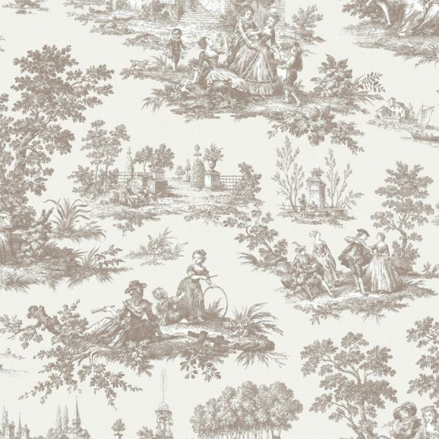 Bathroom | * Good Quality Cottage Chic Paesaggio Barocco Wallpaper Galerie Beige 84041