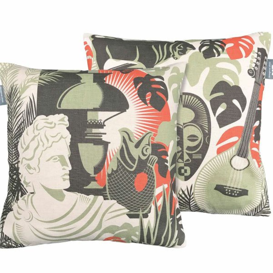 Matching Bedding | * Fashionable Mini Moderns Art Room Cushion British Lichen