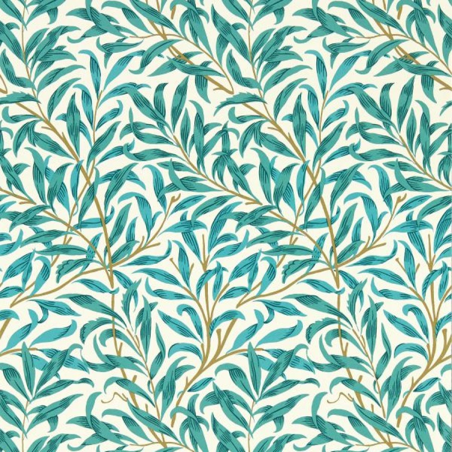 Arts | * Sale Online William Morris Willow Boughs Wallpaper Teal W0172/05