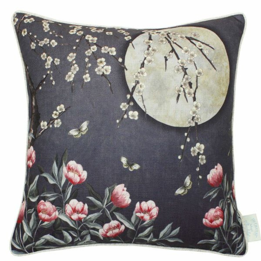 Matching Bedding | * Less Expensive The Chateau By Angel Strawbridge Moonlight Cushion Midnight Blue