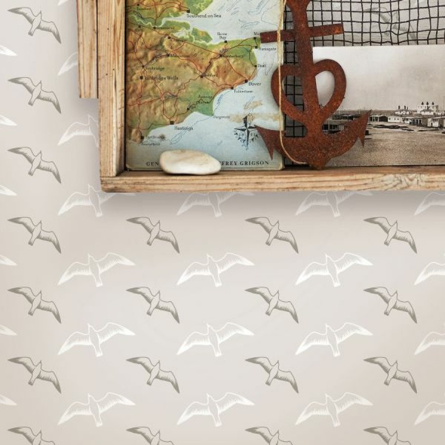 Bathroom | * Less Expensive Gulls Wallpaper Stone Mini Moderns Azdpt025St