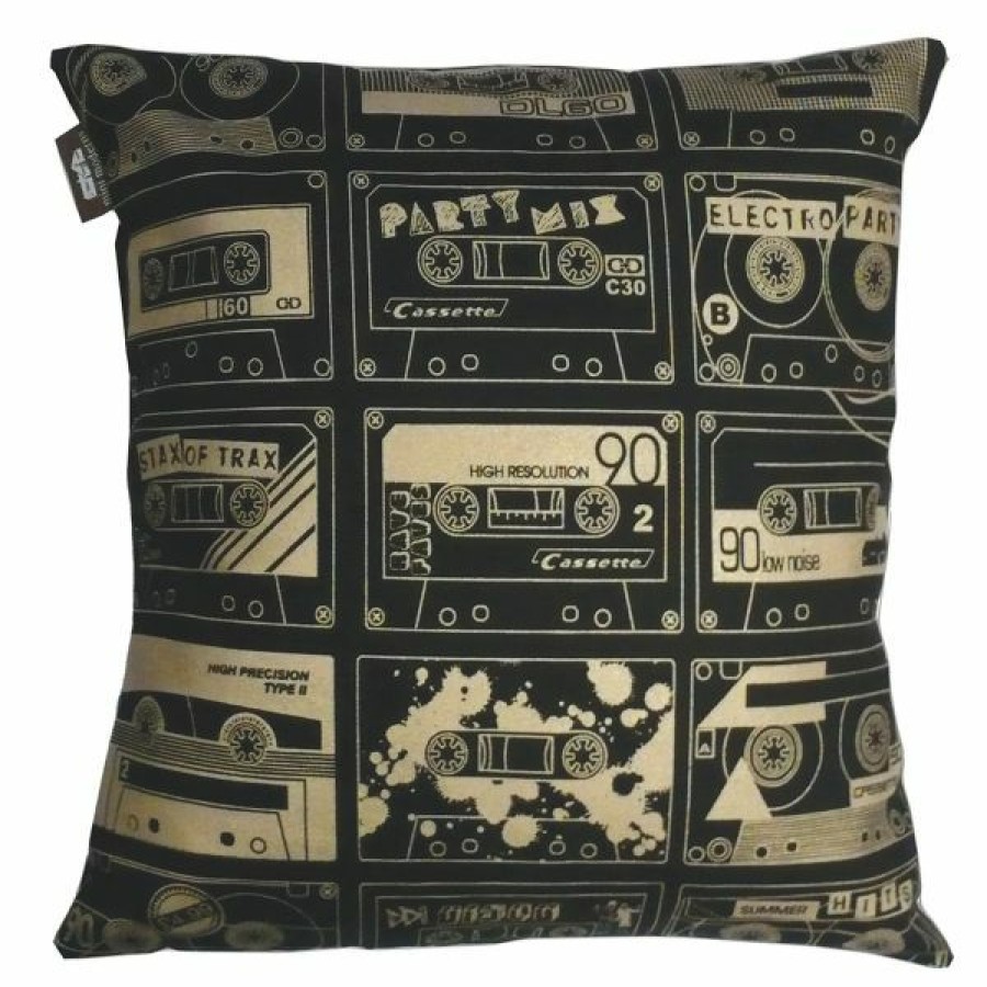 Matching Bedding | * Free Delivery Mini Moderns C-60 Cushion Chalkboard And Gold