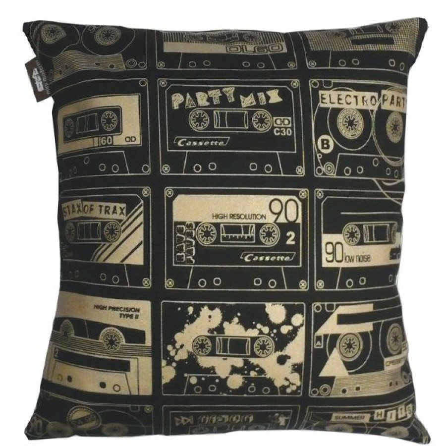 Matching Bedding | * Free Delivery Mini Moderns C-60 Cushion Chalkboard And Gold