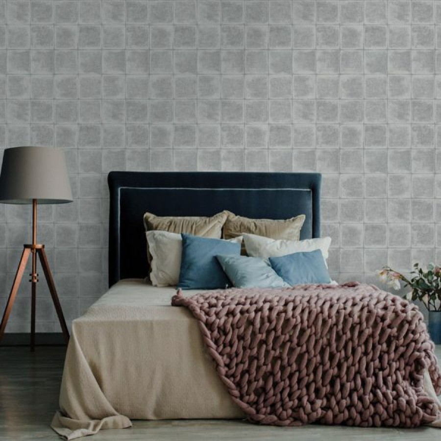 Geometric & Motif | * Sale Online Sakkara Furano Wallpaper Gray Holden 65570