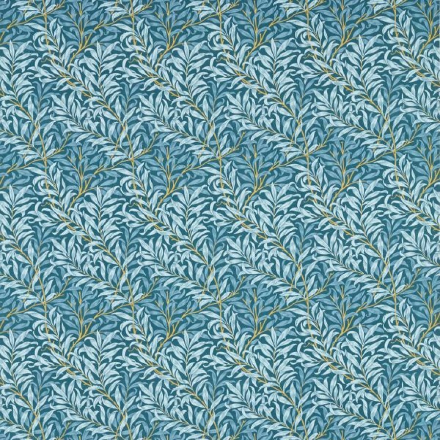 Fabric | * Discounts William Morris Willow Boughs Fabric Denim F1679/01 By The Meter