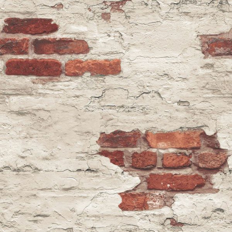 Bricks & Stone | * Less Expensive Grunge Collection Wallpaper Exposed Brick Red Galerie G45354