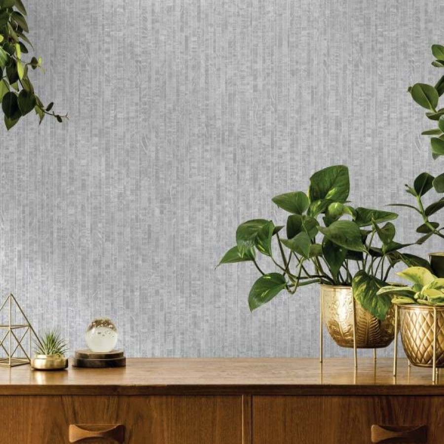 Stripe | * Top Sell Roka Striped Wallpaper Gray Holden 91120