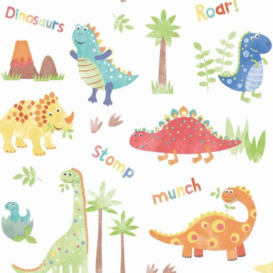 Bedroom | * Good Quality Tiny Tots 2 Dinosaurs Wallpaper Primary Galerie G78364