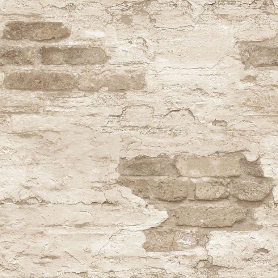 Bricks & Stone | * Clearance Sale Grunge Collection Wallpaper Exposed Brick Beige Galerie G45355