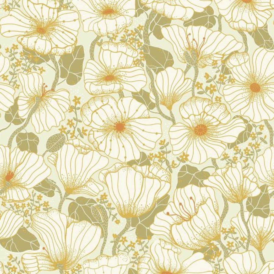 Arts | * Quality Guarantee Sommarang Matilda Wallpaper Gold Galerie S65111