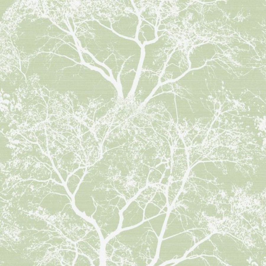 Glitter | * Fashionable Whispering Trees Glitter Wallpaper Green Holden 65620