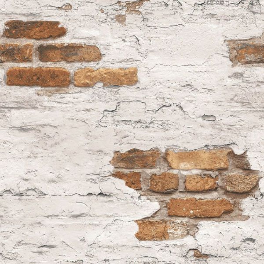 Bricks & Stone | * Popular Grunge Collection Wallpaper Exposed Brick Ochre Galerie G45352