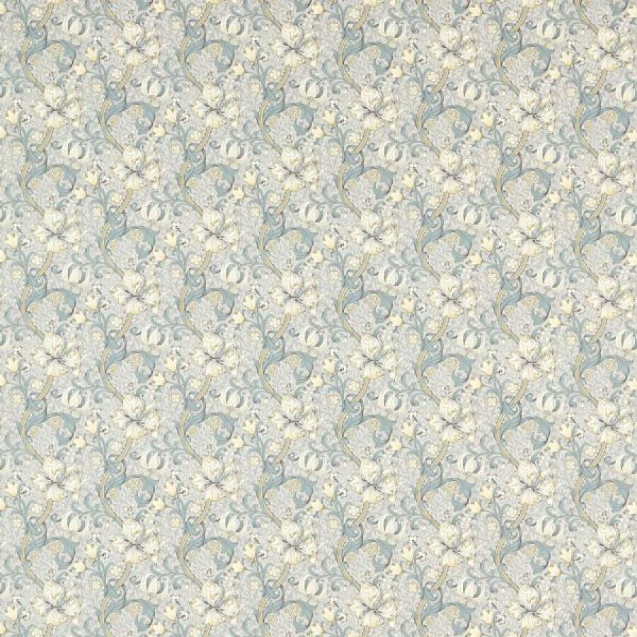 Fabric | * Clearance Sale William Morris Golden Lily Fabric Slate Dove F1677/02 By The Meter