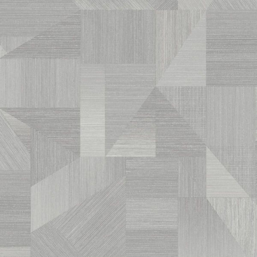 Geometric & Motif | * Hot Sell Laronda Geometric Wallpaper Gray Holden 65750