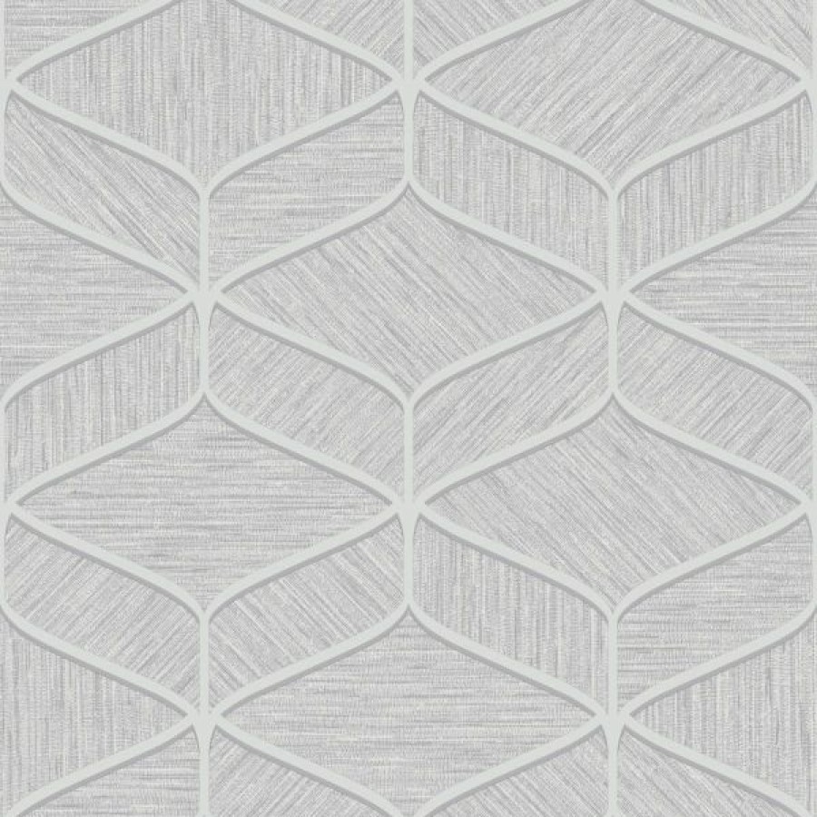 Kitchen | * Clearance Sale Luciano Geo Texture Wallpaper Silver Belgravia 3851