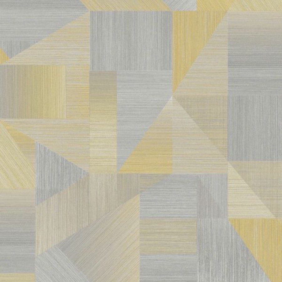 Geometric & Motif | * Discounts Laronda Geometric Wallpaper Yellow Holden 65751