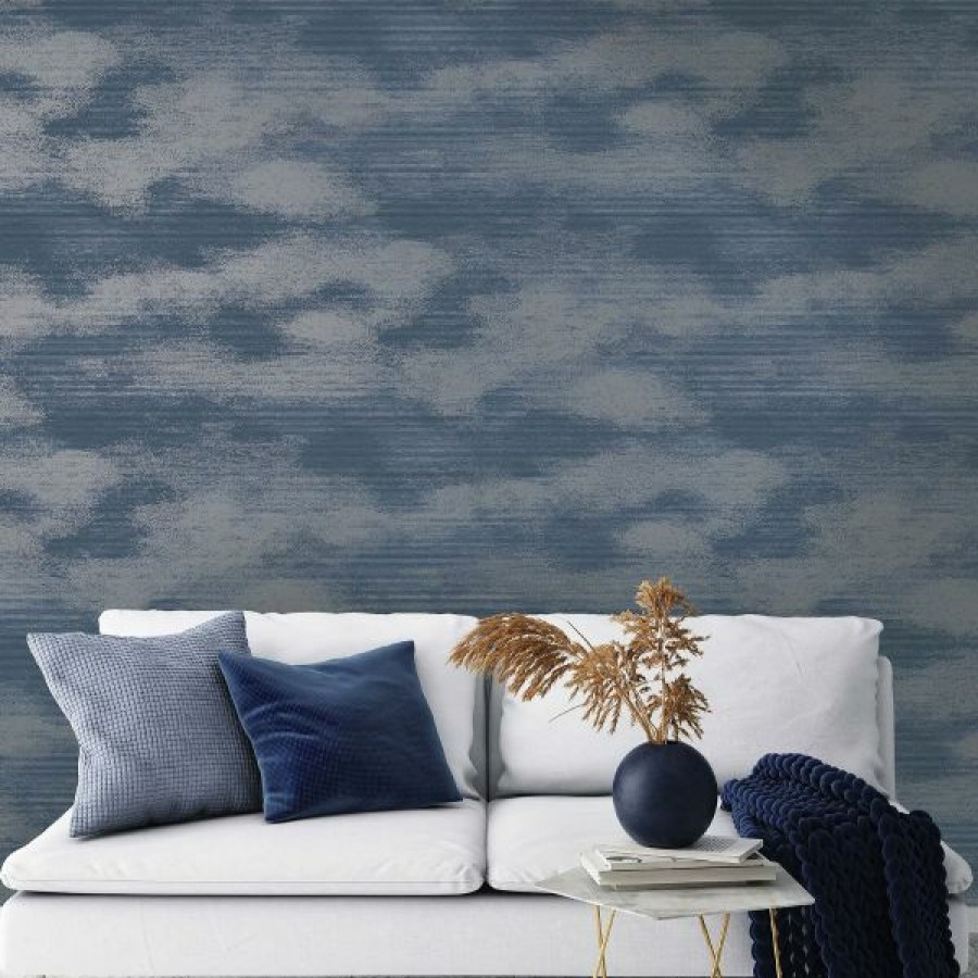 Paste The Wall | * Popular Alchemy Wallpaper Collection Stratus Navy Holden 65861