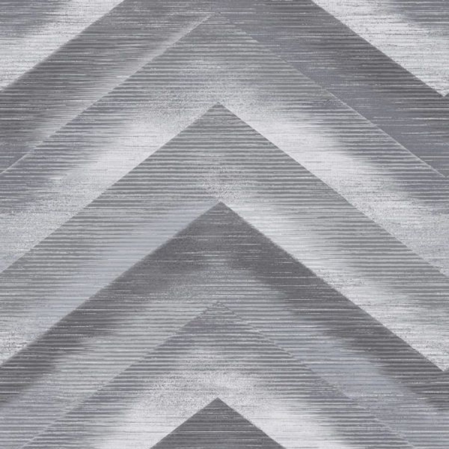 Stripe | * Top Sellers Minerals Cascade Charcoal / Silver Wallpaper Holden 35720