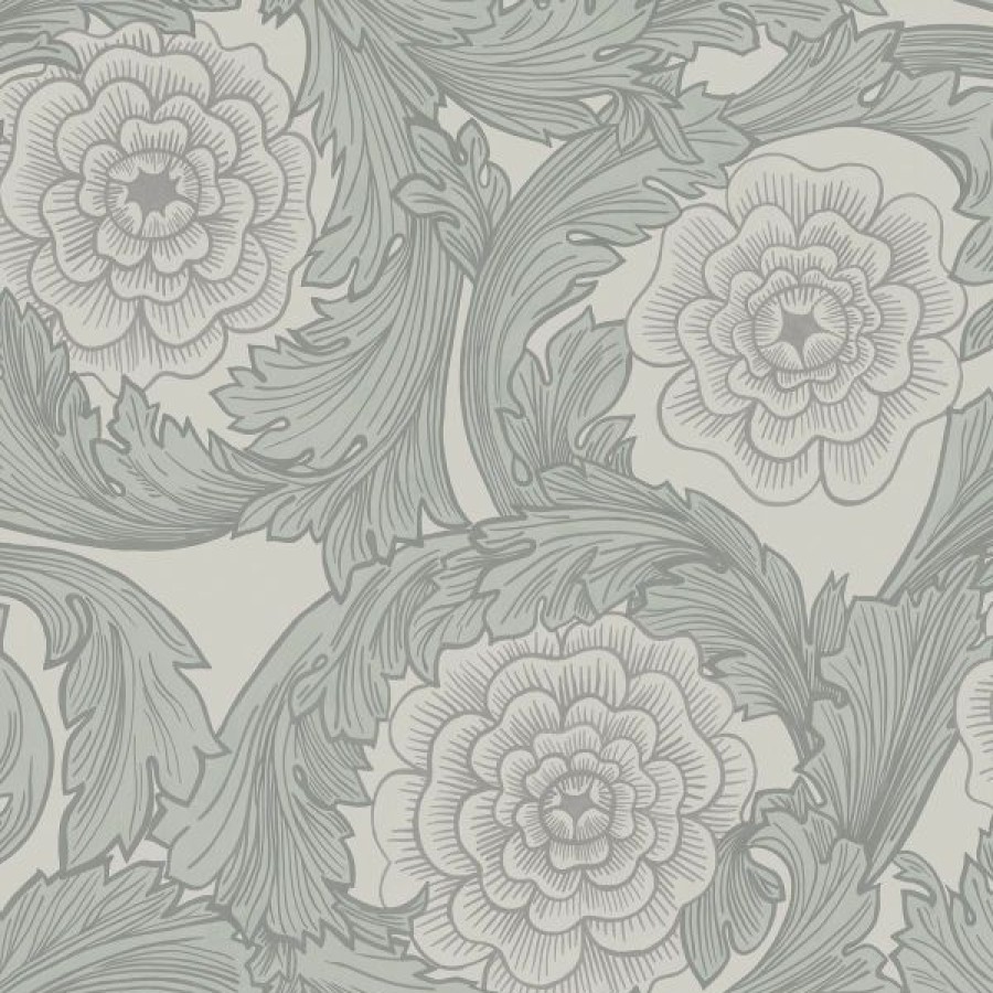 Other | * 100% Guarantee Blomstermala Big Bloom Wallpaper Gray Galerie 51008