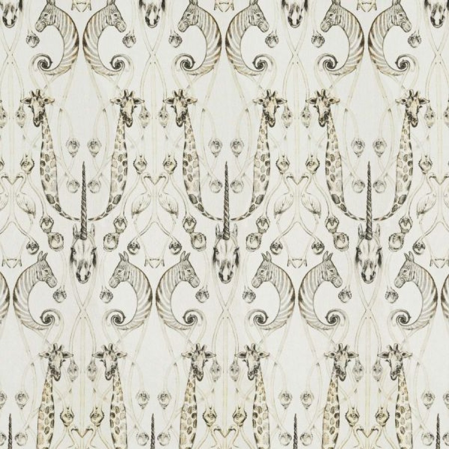 Fabric | * Free Delivery The Chateau By Angel Strawbridge Le Chateau Des Animaux Natural Fabric Cream Lec/Nat/14000Fa By The Meter