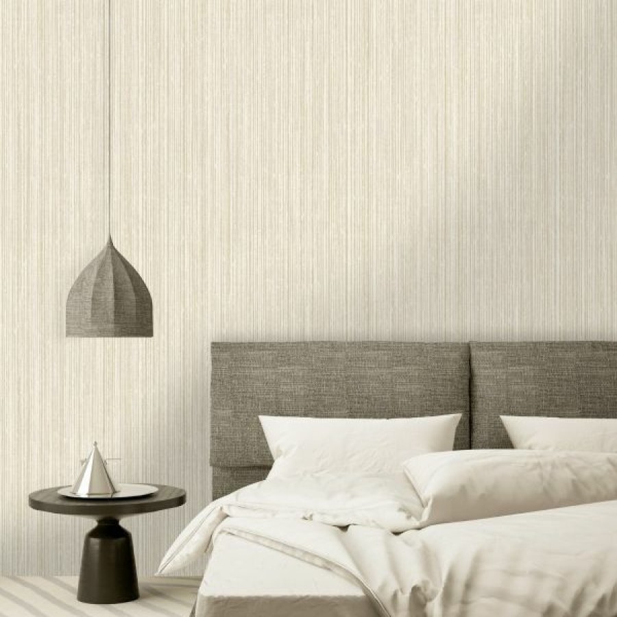 Paste The Wall | * Clearance Adeline Stripe Wallpaper Cream/Gold Holden 65711