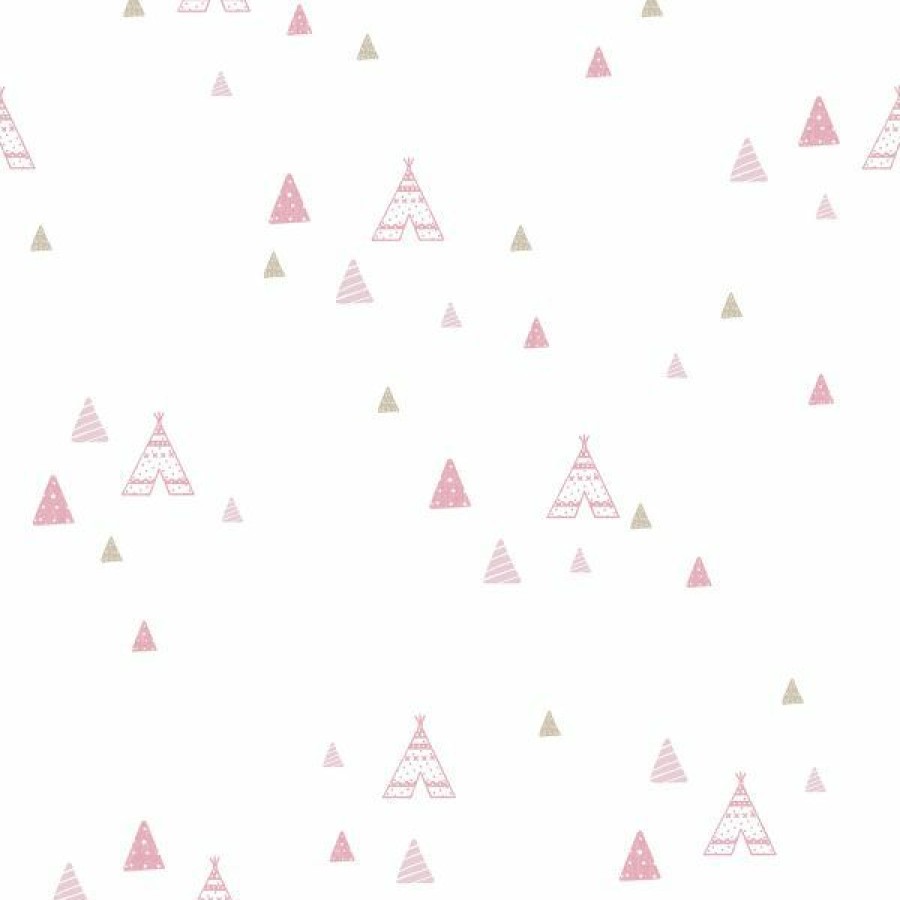 Bedroom | * Top Sell Little Explorers Teepees Wallpaper Pink Galerie 5442